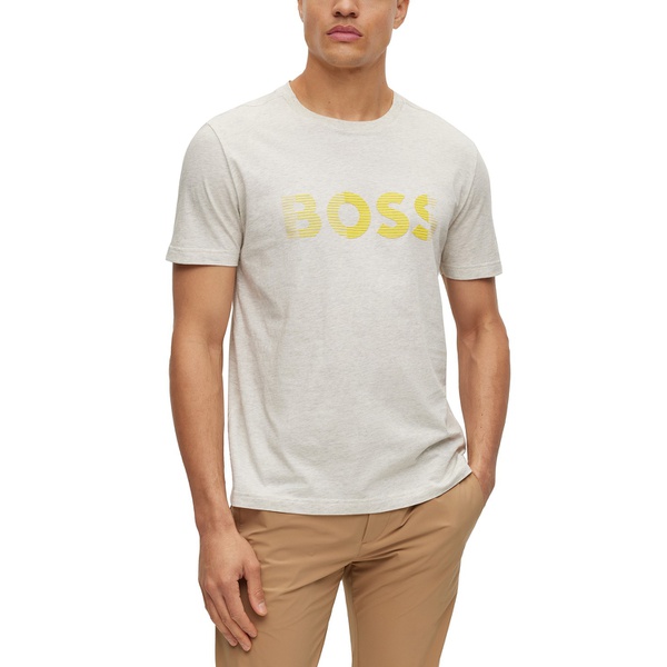 휴고보스 휴고 Hugo Boss Mens Logo Artwork T-shirt 15661781