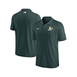 Nike Mens Green Oakland Athletics Authentic Collection Victory Striped Performance Polo Shirt 16428833