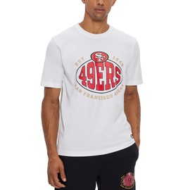 휴고 Hugo Boss Mens Boss x NFL San Francisco 49ers T-shirt 16559610