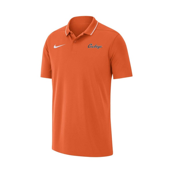 나이키 Nike Mens Orange Oklahoma State Cowboys 2023 Coaches Performance Polo Shirt 16936031