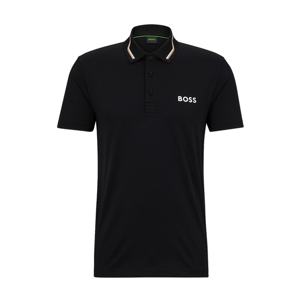 휴고보스 휴고 Hugo Boss Mens Contrast-Logo Polo Shirt 16559900