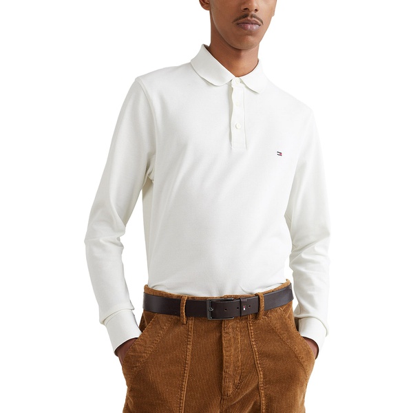 타미힐피거 Tommy Hilfiger Mens Slim-Fit 1985 Long-Sleeve Polo Shirt 16652693