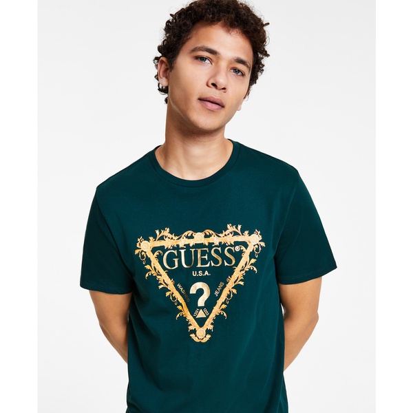  GUESS Mens Triangle Logo T-Shirt 17026827