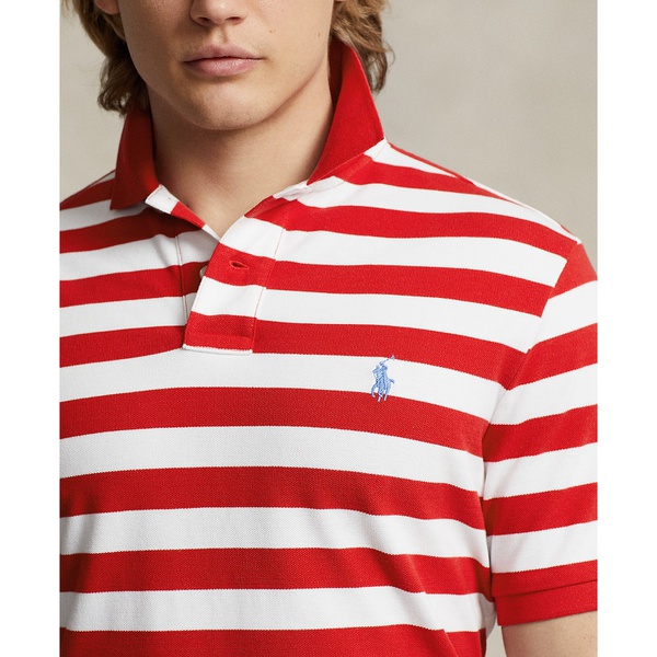 폴로랄프로렌 폴로 랄프 로렌 Polo Ralph Lauren Mens Classic-Fit Striped Mesh Polo Shirt 16800605