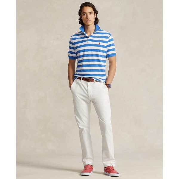 폴로랄프로렌 폴로 랄프 로렌 Polo Ralph Lauren Mens Classic-Fit Striped Mesh Polo Shirt 16800605