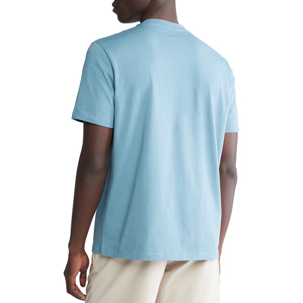 캘빈클라인 Calvin Klein Mens Smooth Cotton Solid Crewneck T-Shirt 13365087