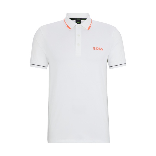 휴고보스 휴고 Hugo Boss Mens Contrast Logo Slim-Fit Polo Shirt 17625743