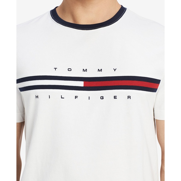 타미힐피거 Tommy Hilfiger Mens Big & Tall Tino Logo Short Sleeve T-Shirt 10526834