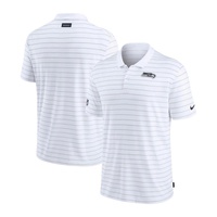 Nike Mens White Seattle Seahawks Sideline Victory Coaches Performance Polo 13088226