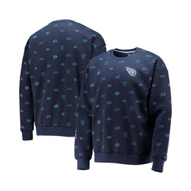 Tommy Hilfiger Mens Navy Tennessee Titans Reid Graphic Pullover Sweatshirt 13462290