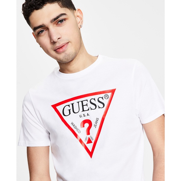  GUESS Mens Logo-Print T-Shirt 13862578