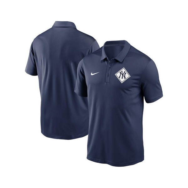 나이키 Nike Mens Navy New York Yankees Diamond Icon Franchise Performance Polo Shirt 14175995