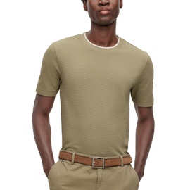 휴고 Hugo Boss Mens Double Collar Slim-Fit T-shirt 15661837