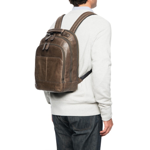  Frye Mens Logan Multi Zip Backpack 11586609