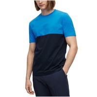휴고 Hugo Boss Mens Regular-Fit Color-Blocked T-shirt 15661897