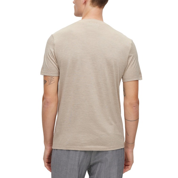 휴고보스 휴고 Hugo Boss Mens Fine-Stripe Slim-Fit T-shirt 16547494
