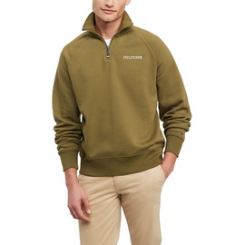 Tommy Hilfiger Mens Quarter-Zip Long Sleeve Logo Sweatshirt 16455084