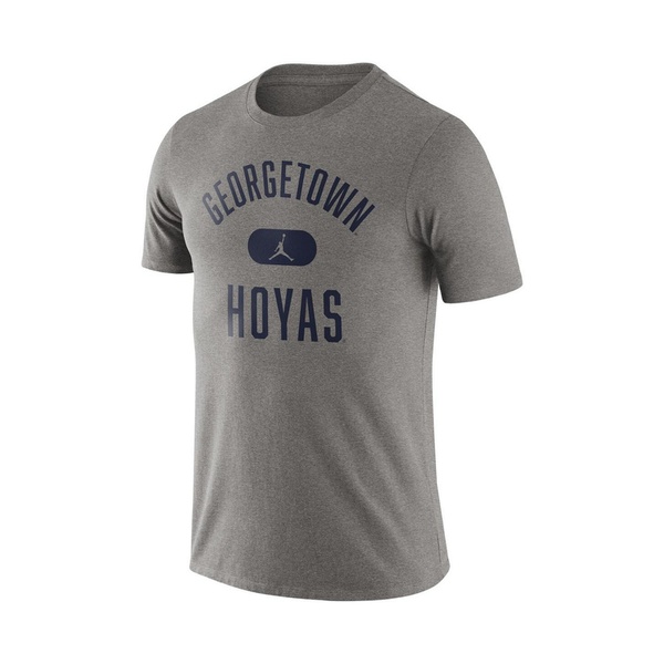  Jordan Mens Heathered Gray Georgetown Hoyas Team Arch T-shirt 17740318