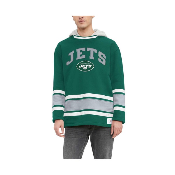 타미힐피거 Tommy Hilfiger Mens Green New York Jets Ivan Fashion Pullover Hoodie 17745247