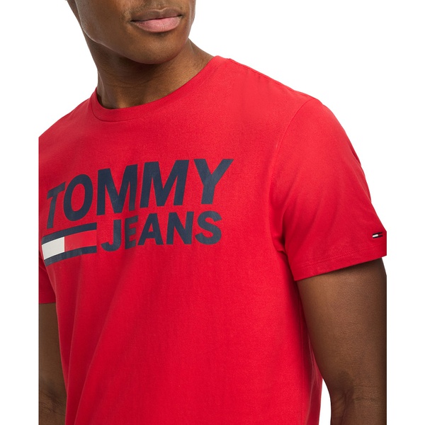 타미힐피거 Tommy Hilfiger Mens Lock Up Logo Graphic T-Shirt 12068519