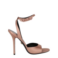 베르사체 Versace Womens Safety Pin Silk Heel Sandals 7234815459460