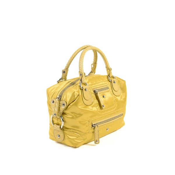  Tods Yellow Fabric Handbag 7225803014276
