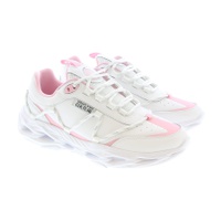 베르사체 진 꾸뛰르 베르사체 Versace Jeans Couture Low Top Lace Up Athletic White/Pink Sneakers- 7154340954244