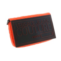 베르사체 진 꾸뛰르 베르사체 Versace Jeans Couture Flame Orange Technicolor Fabric Signature Crossbody Bag 7188390772868