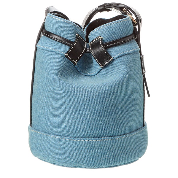  See By Chloe Vicki Small Canvas & Leather Bucket Bag 7155799490692