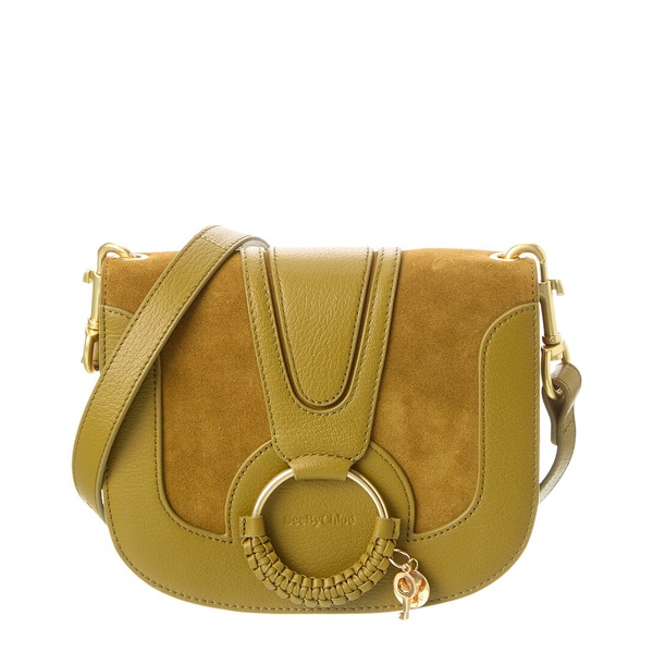  See By Chloe Hana Small Leather & Suede Crossbody 7229240017028