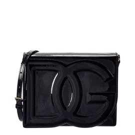 돌체앤가바나 Dolce & Gabbana Logo Patent Shoulder Bag 7233597735044