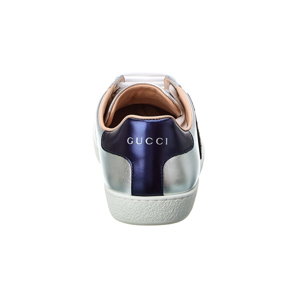 구찌 구찌 Gucci Ace Embroidered Leather Sneaker 7231764660356