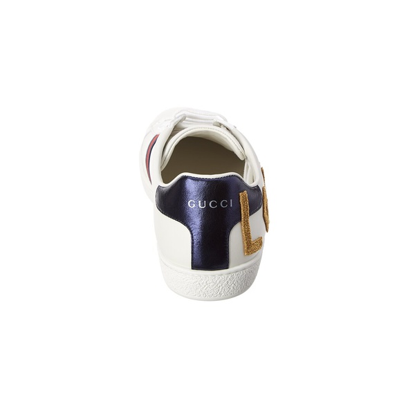구찌 구찌 Gucci Ace Loved Embroidered Leather Sneaker 7231763415172