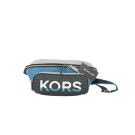 Michael Kors Embroidered Logo Utility Belt Bag in Leather 7227103445124