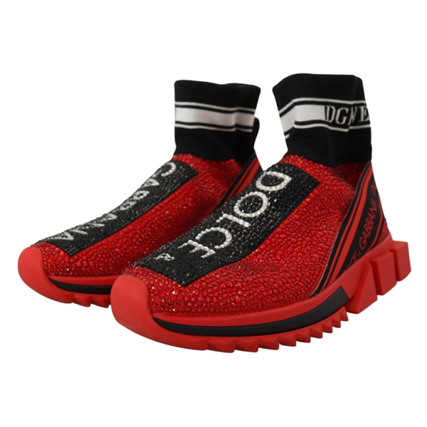 돌체앤가바나 돌체앤가바나 Dolce & Gabbana Crystal-Embellished Slip-On Sneakers 7221365833860