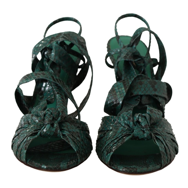 돌체앤가바나 돌체앤가바나 Dolce & Gabbana Exotic Python Strap Sandals 7221261500548
