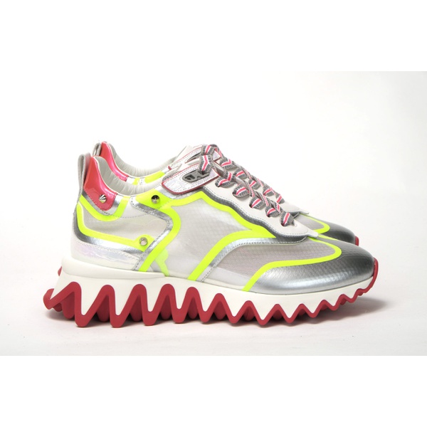 크리스찬 루부탱 크리스찬 루부탱 Christian Louboutin Contrast Sneaker with Ridged Sole 7182616690820