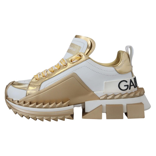 돌체앤가바나 돌체앤가바나 Dolce & Gabbana Gorgeous and Gold Leather Sneakers 7220431487108