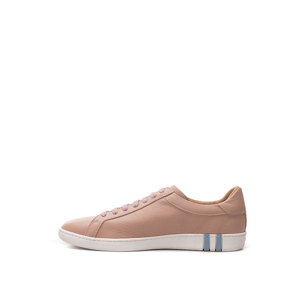  Bally Pink Leather Womens Sneakers 7228980985988