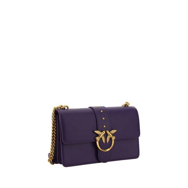  PINKO Elegant Purple Mini Shoulder Bag with Gold Womens Accents 7210004349060