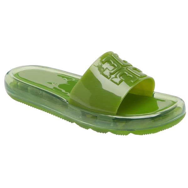 토리버치 Tory Burch Womens Bubble Jelly Slide Sandals Peridot 7198922178692