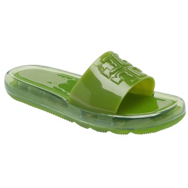 Tory Burch Womens Bubble Jelly Slide Sandals Peridot 7198922178692