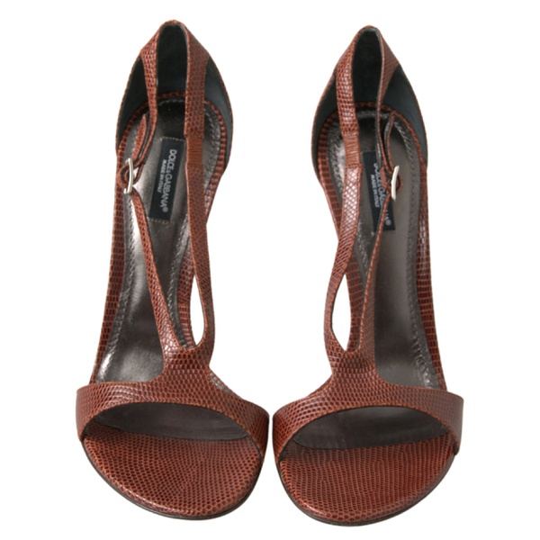 돌체앤가바나 돌체앤가바나 Dolce & Gabbana Elegant Strappy Leather Heels Womens Sandals 7199832899716