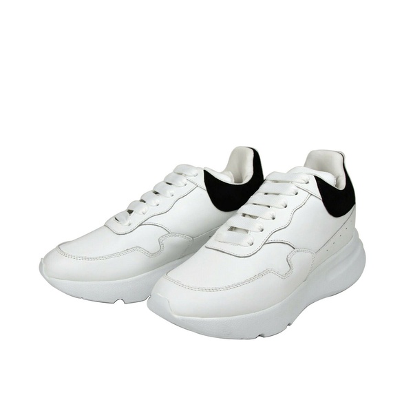 알렉산더 맥퀸 알렉산더맥퀸 Alexander McQueen Womens White Leather / Suede Sneaker 5136189882500