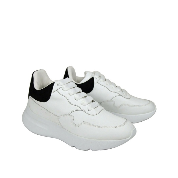 알렉산더 맥퀸 알렉산더맥퀸 Alexander McQueen Womens White Leather / Suede Sneaker 5136189882500