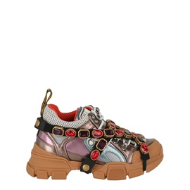 구찌 Gucci Womens Flashtrek Chunky Leather Sneakers 7109612994692