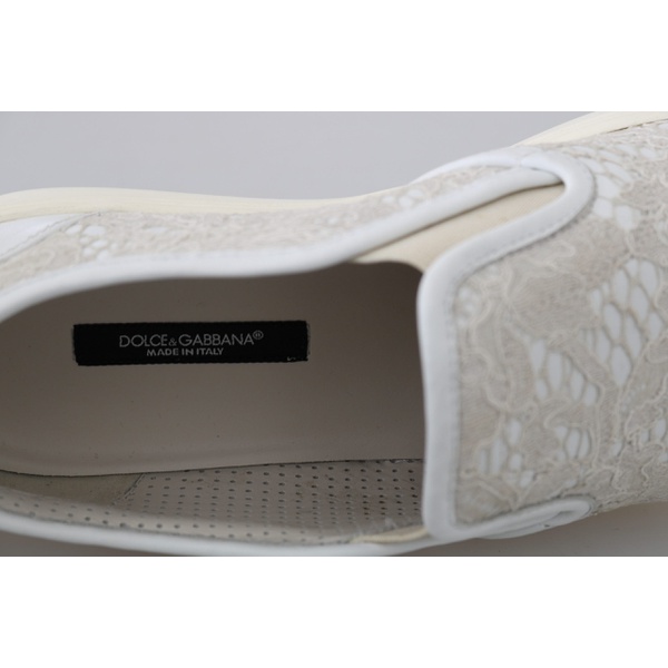 돌체앤가바나 돌체앤가바나 Dolce & Gabbana Lace Slip On Loafers 7221638430852