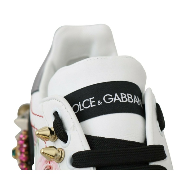돌체앤가바나 돌체앤가바나 Dolce & Gabbana Floral Leather Sneakers 7220246020228