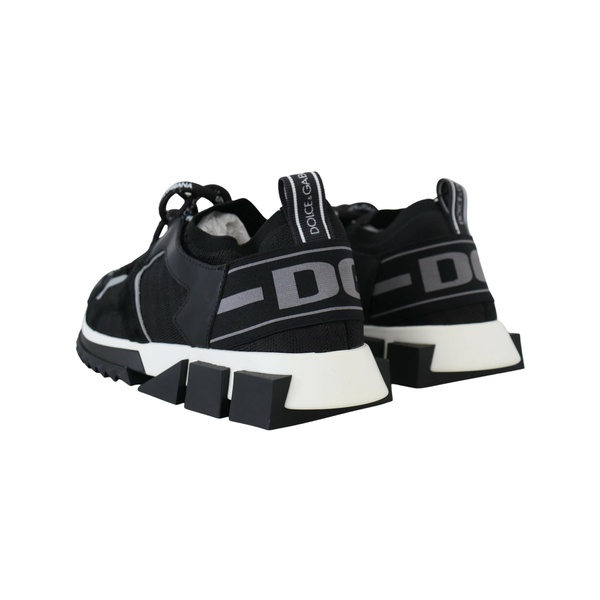 돌체앤가바나 돌체앤가바나 Dolce & Gabbana Black Mesh Slip-On Trekking Sneakers 7221364752516
