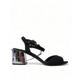 돌체앤가바나 Dolce & Gabbana Ankle Strap Sandals with Crystals 7234684452996